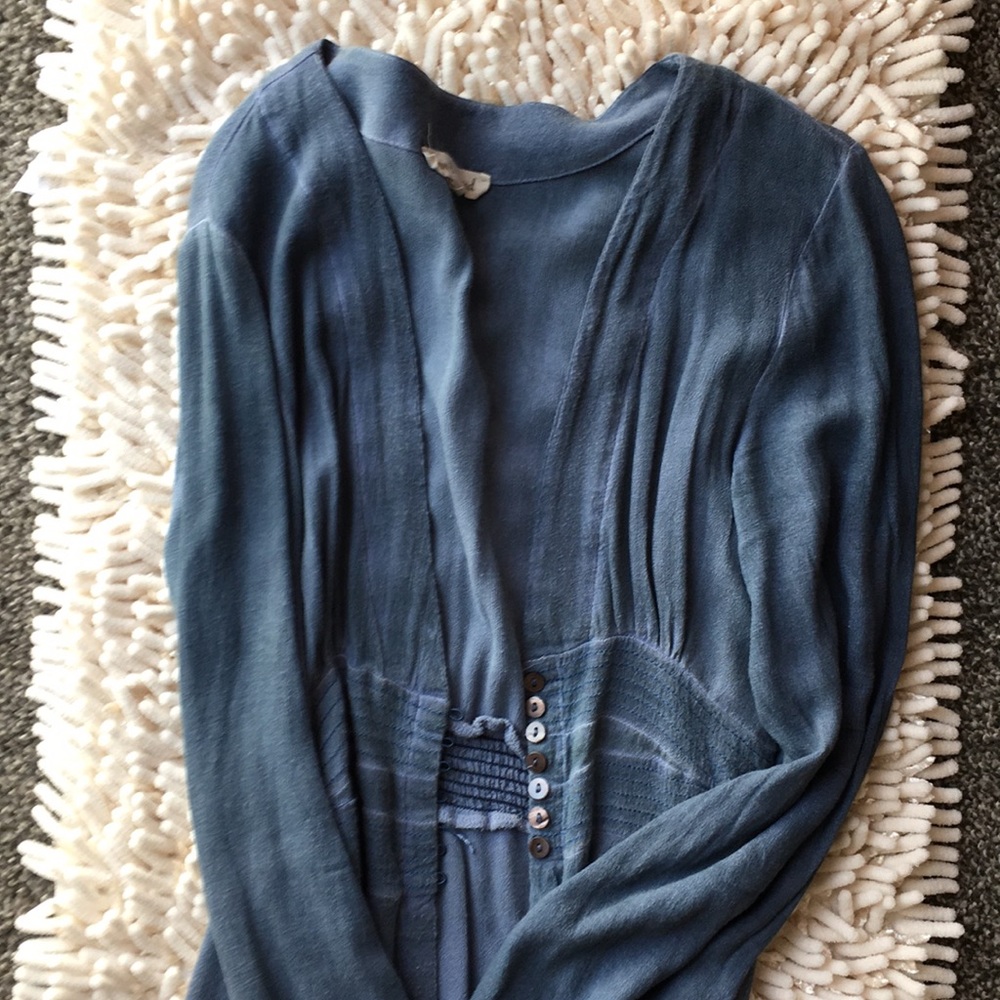 Hem and thread Kimono